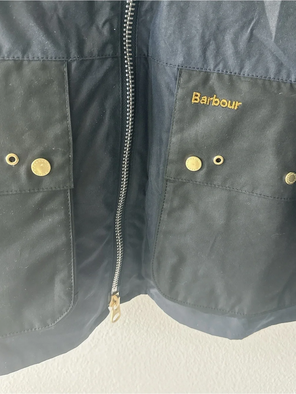 NWT Barbour Kearton Wax Cotton Jacket Navy